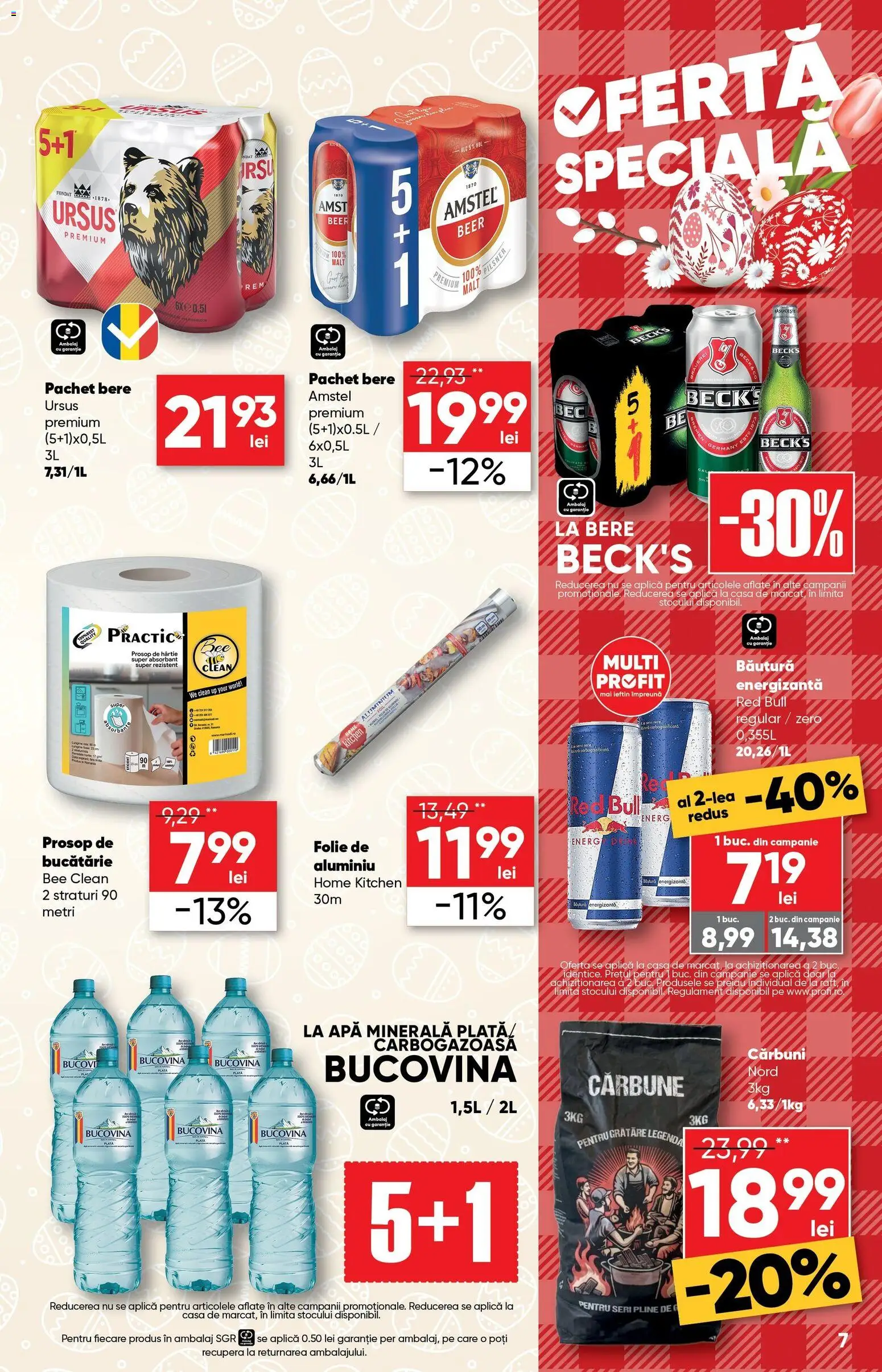 Noul catalog Profi – valabil de la 01.04.2026 | Pagină: 7 | Produse: Pomelo, Yazı tahtası kalemi, Bucătărie, Apă