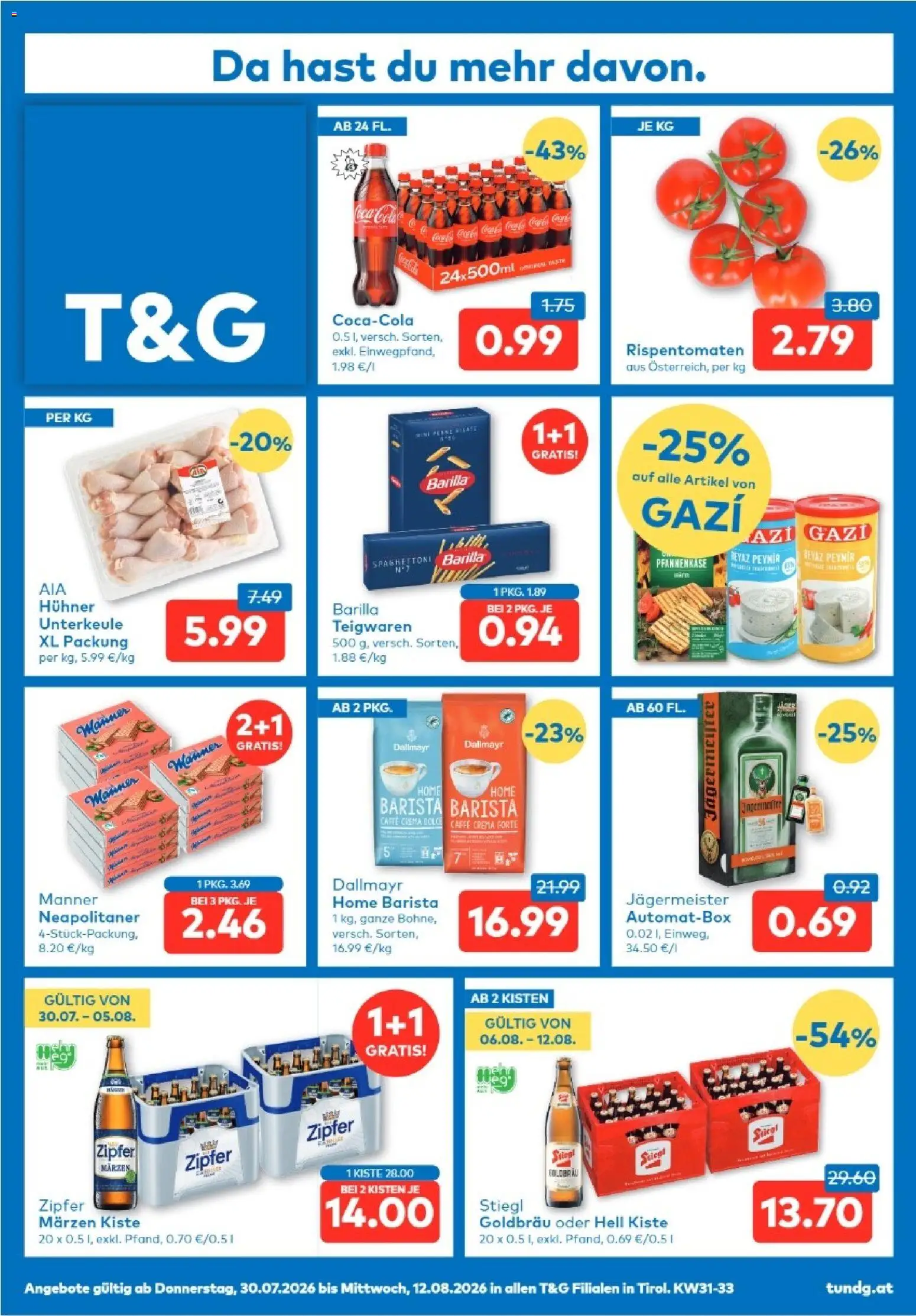 T&G Tirol gültig ab 30.07.2026 | Seite: 1