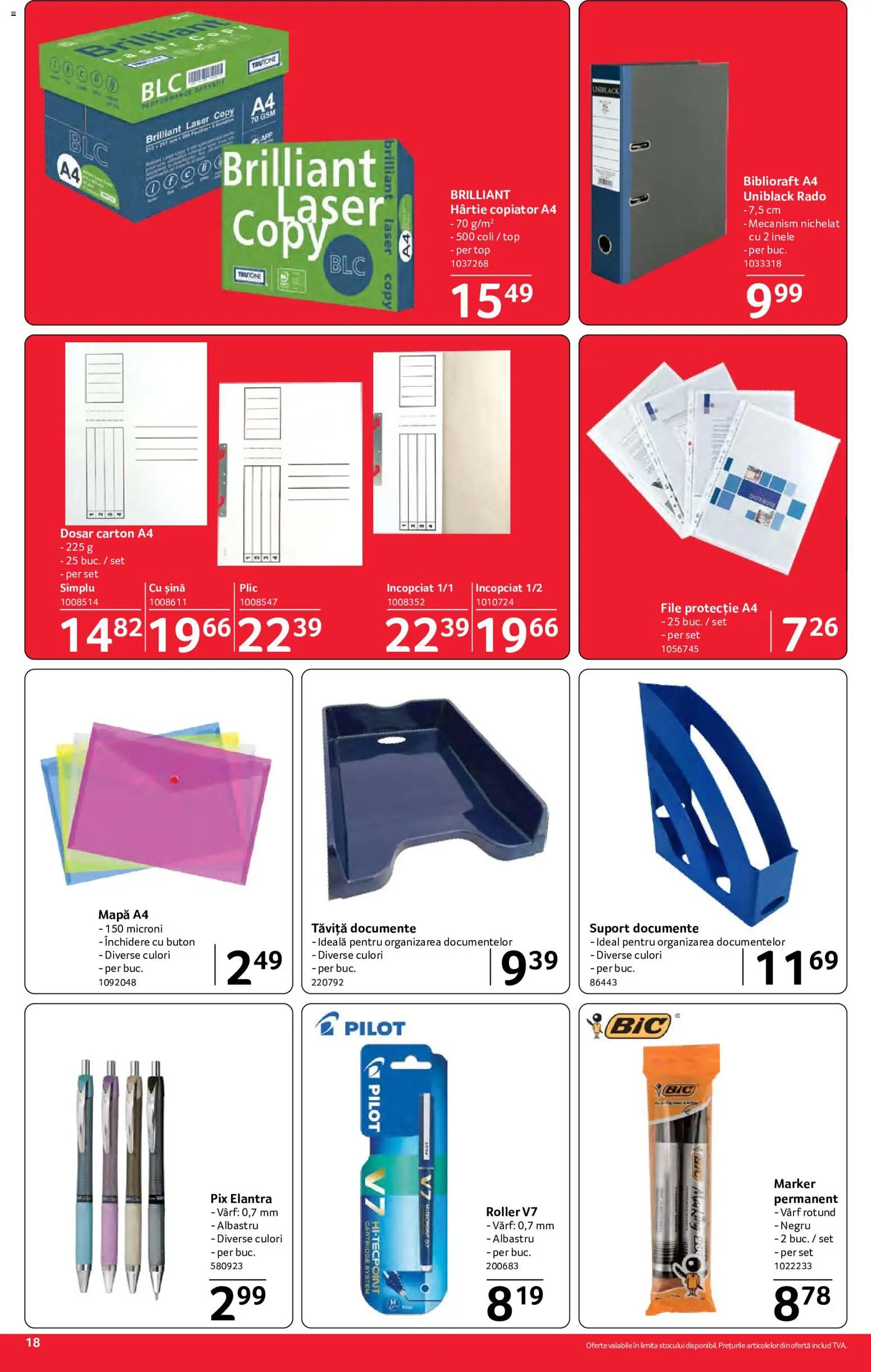 Noul catalog Selgros – valabil de la 04.09.2026 | Pagină: 18 | Produse: Top, Suport