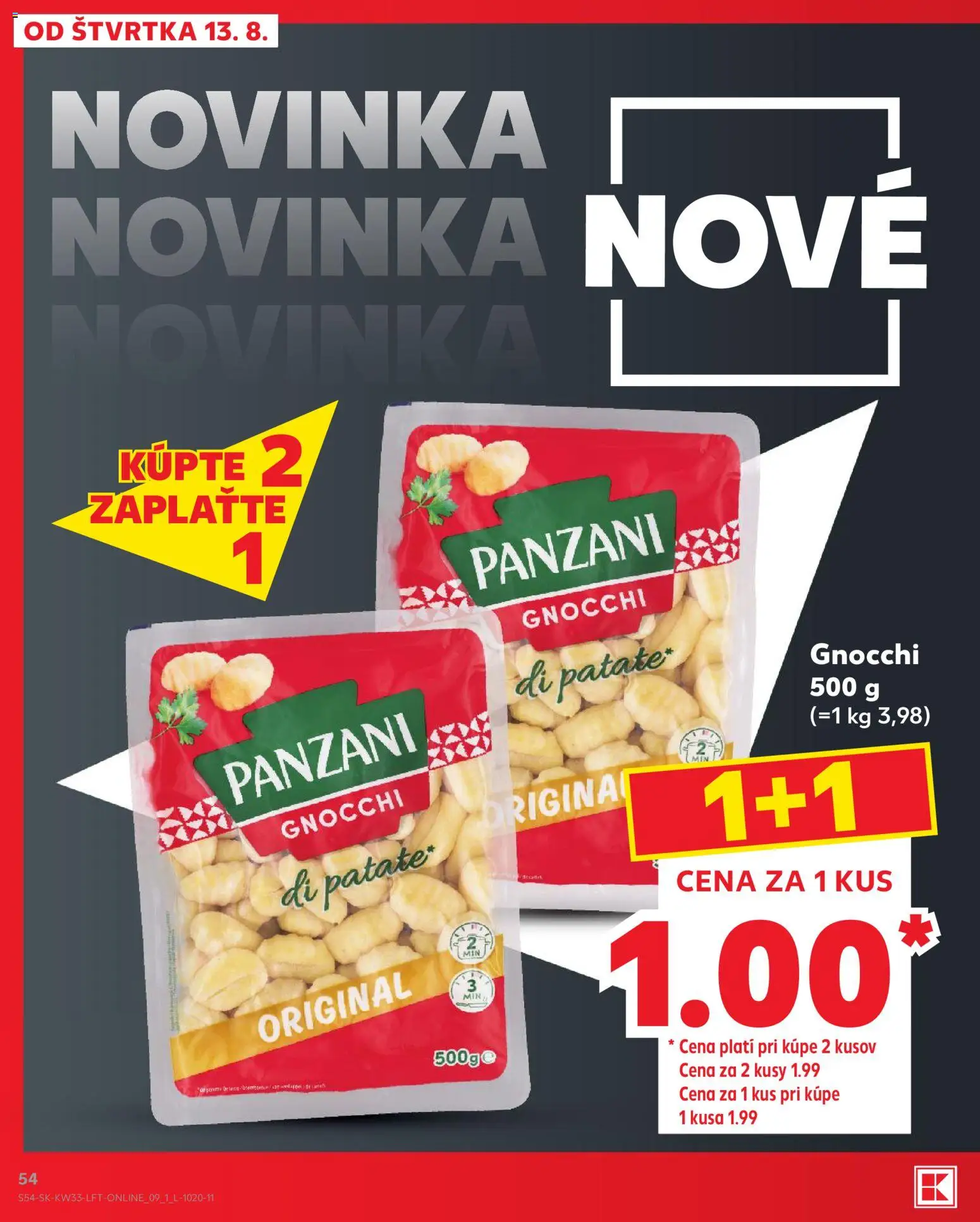 Nové Kaufland akcie – leták je platný od 13.08.2026 | Strana: 54