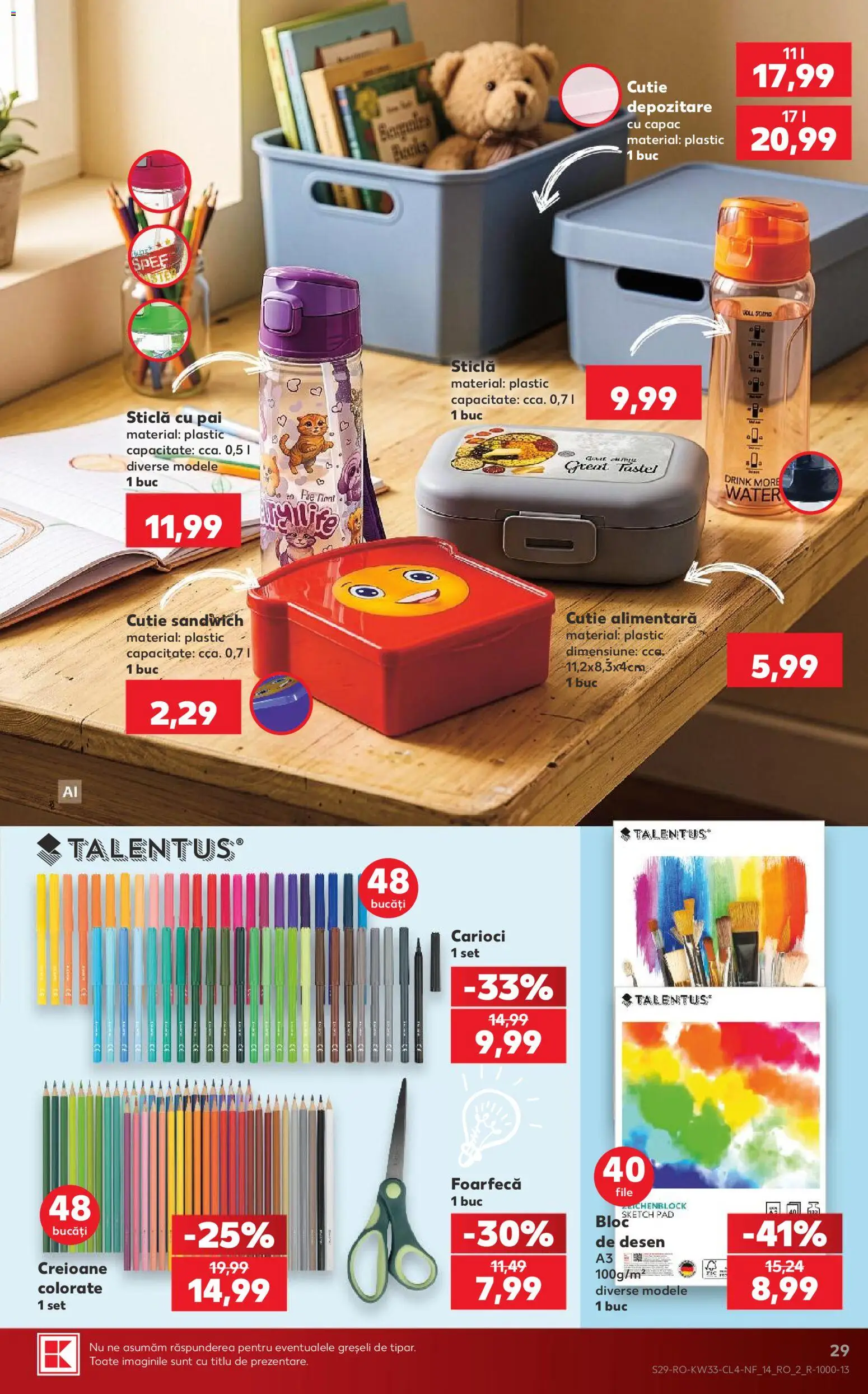 Noul catalog Kaufland – valabil de la 12.08.2026 | Pagină: 29 | Produse: Cutie, Depozitare