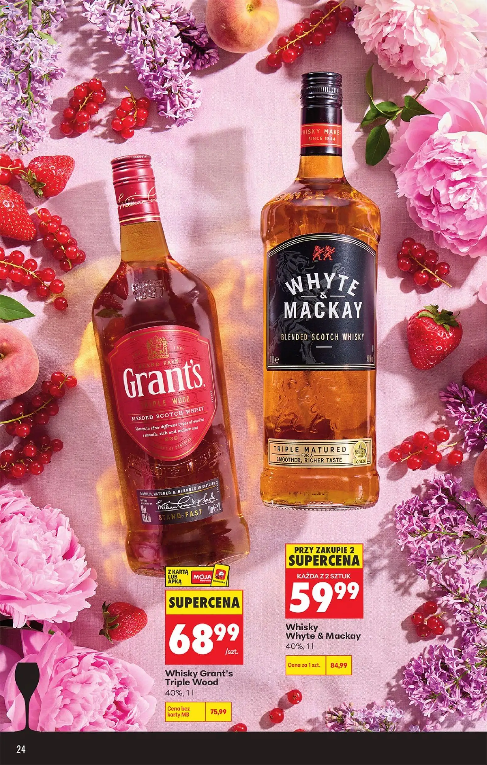 Biedronka Polsko leták - Czas na toast od 18.05.2026 | Strana: 24 | Produkty: Whisky, Karty