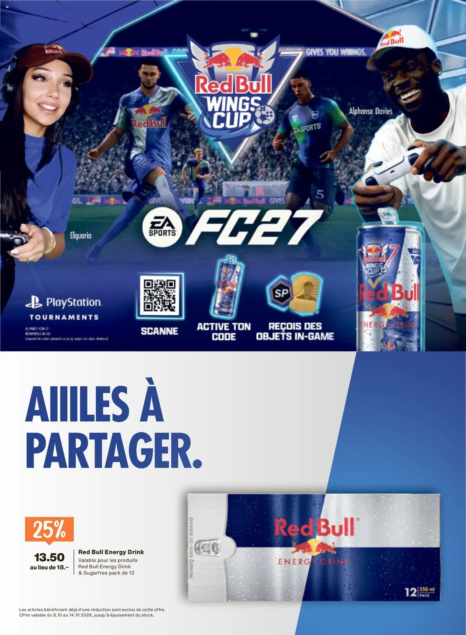 Migros aktionen Magazine FR – gültig ab 07.10.2026 | Seite: 6 | Produkte: Red bull, Bad, Playstation
