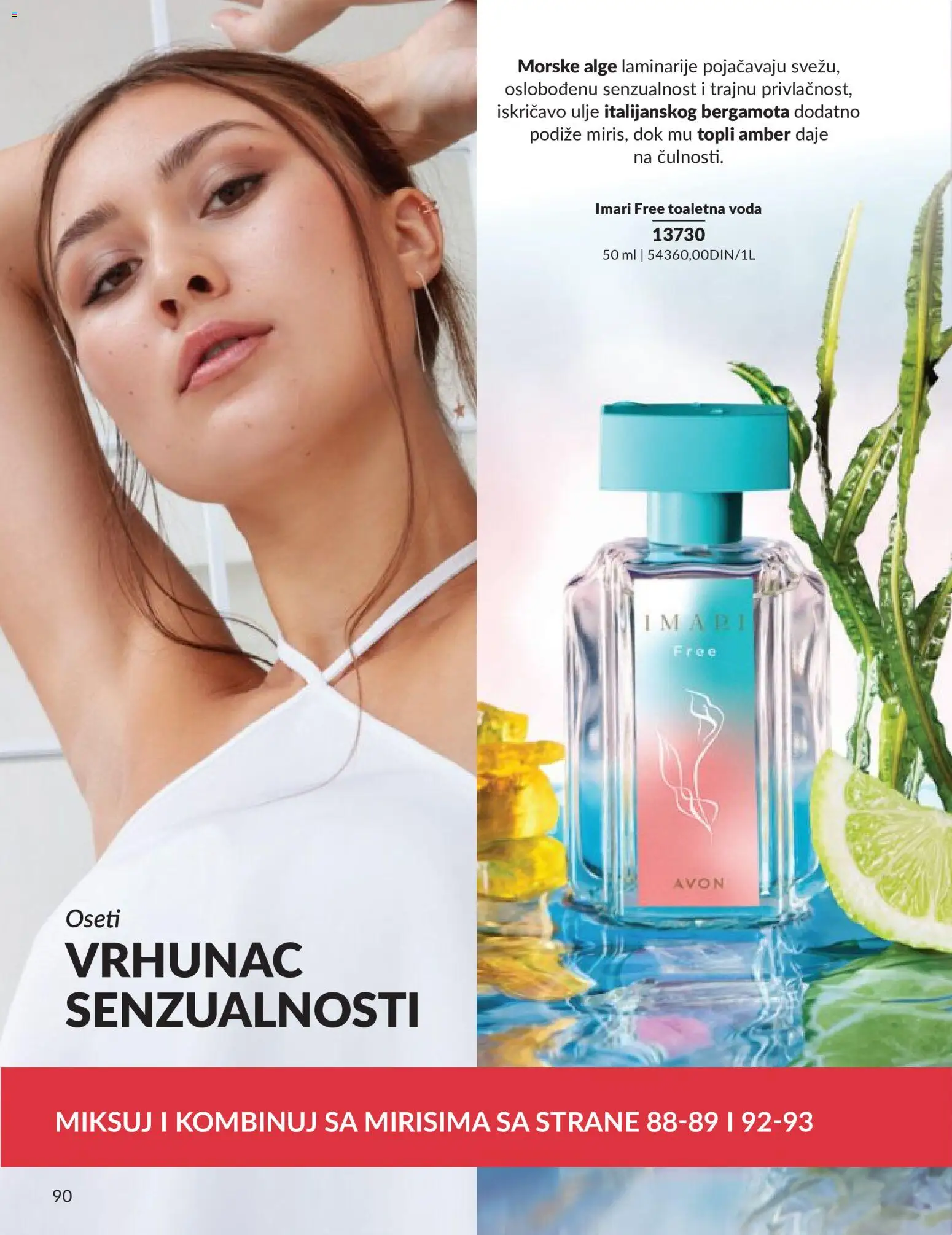 AVON katalog - važi od 01.05.2026 | Strana: 90 | Proizvode: Toaletna voda, Voda, Ulje