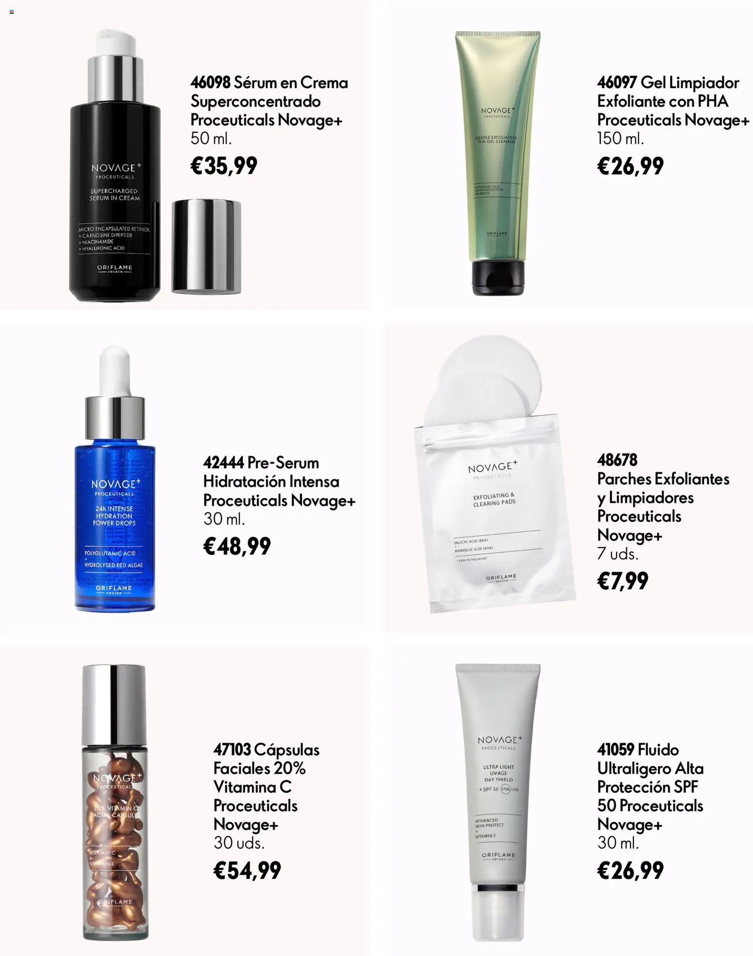 Oriflame Oferta Semanal Cuidado Facial │ válido desde el 21/10/2026 | Página: 3 | Productos: Cápsulas, Sérum, Crema, Exfoliante