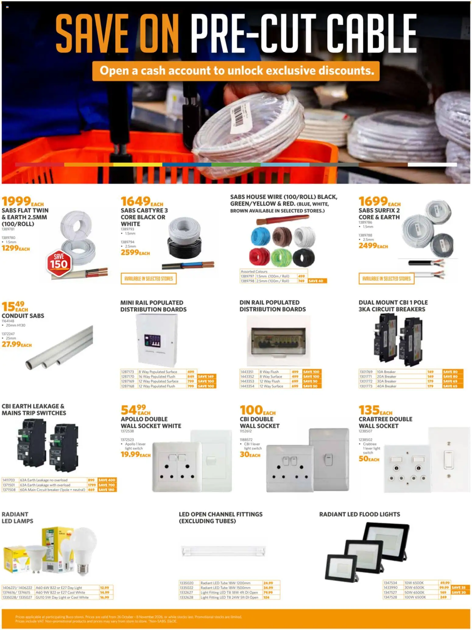 New BUCO catalogue – valid from 26/10/2026 | Page: 4
