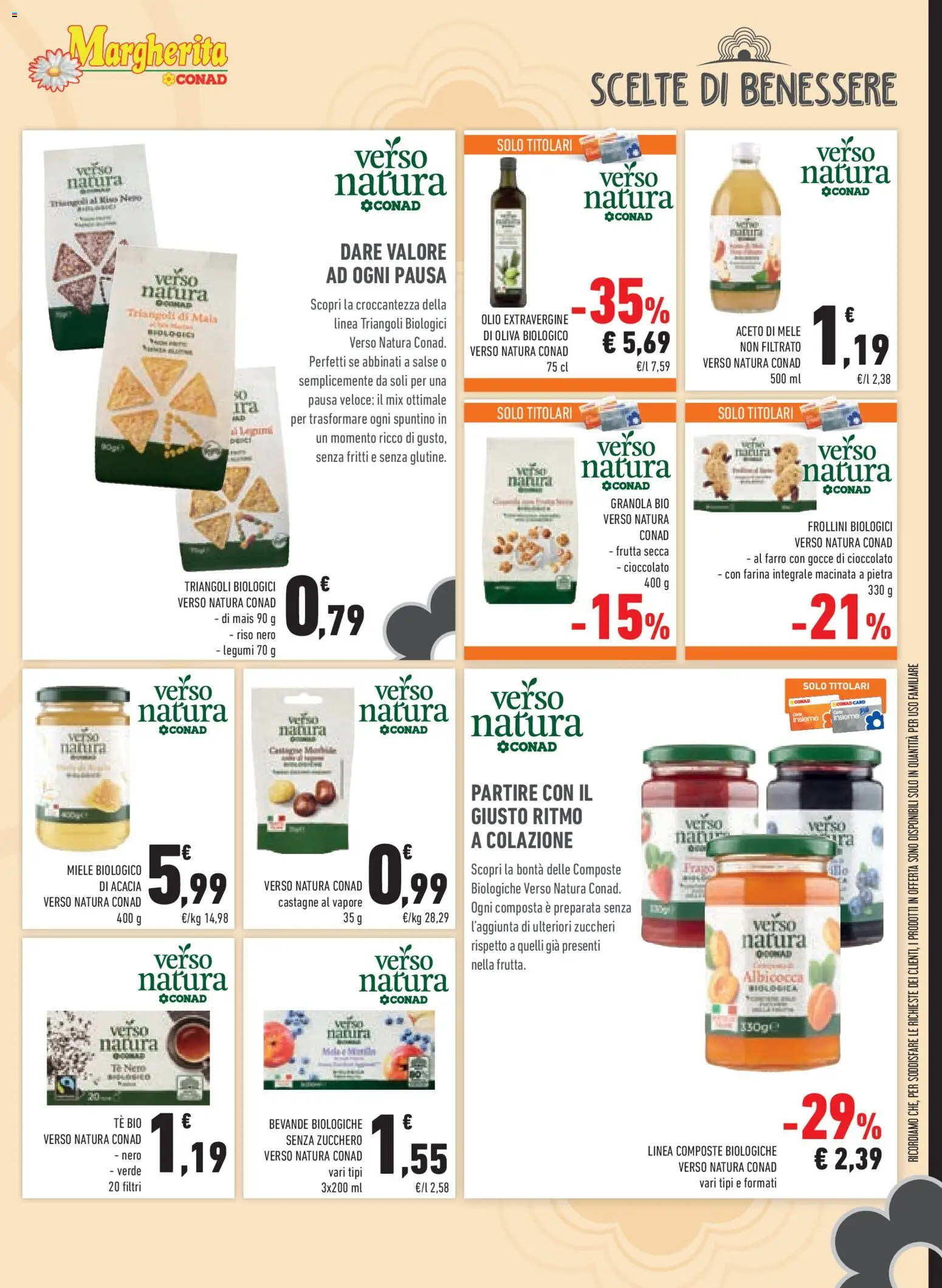 Volantino Conad del 21/10/2026 | Pagina: 19 | Prodotti: Legumi, Olive, Mais, Farro