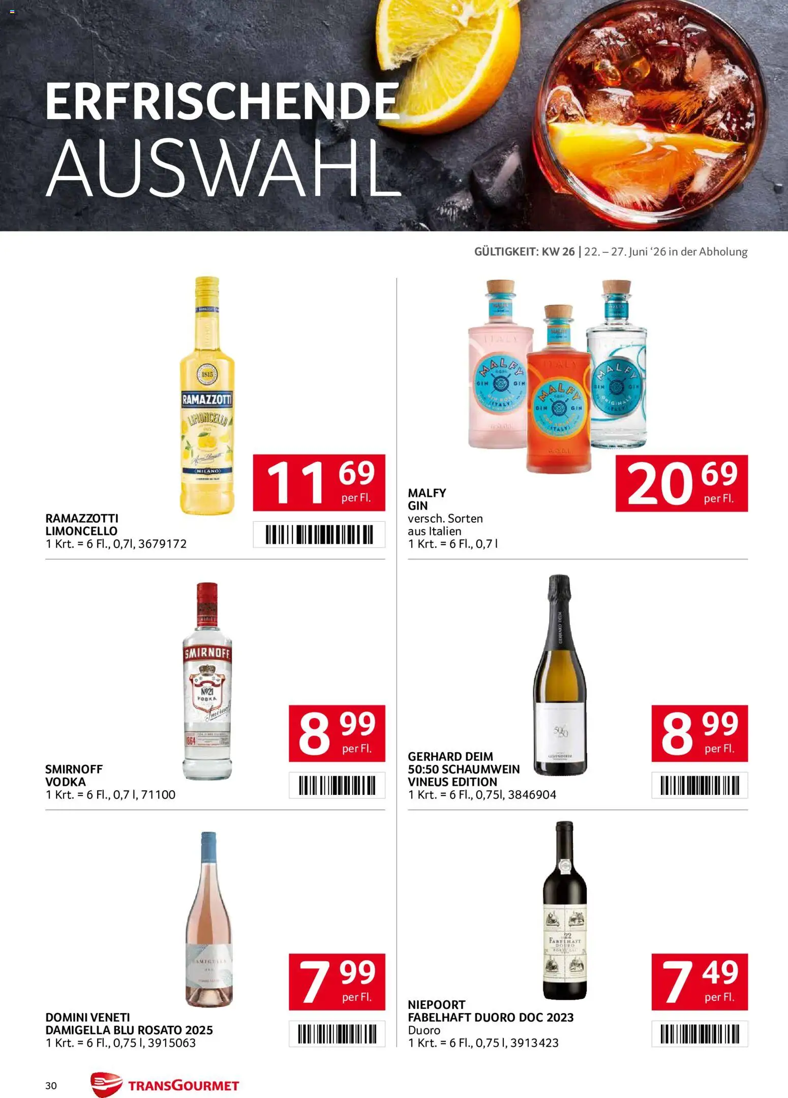 Transgourmet Flugblatt gültig ab 22.06.2026 | Seite: 29