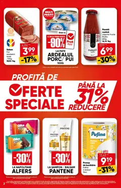 Ofertele Profi valabile de la 03.09.2026 | Pagină: 2 | Produse: Pui, Pate, Vitrină, Salam
