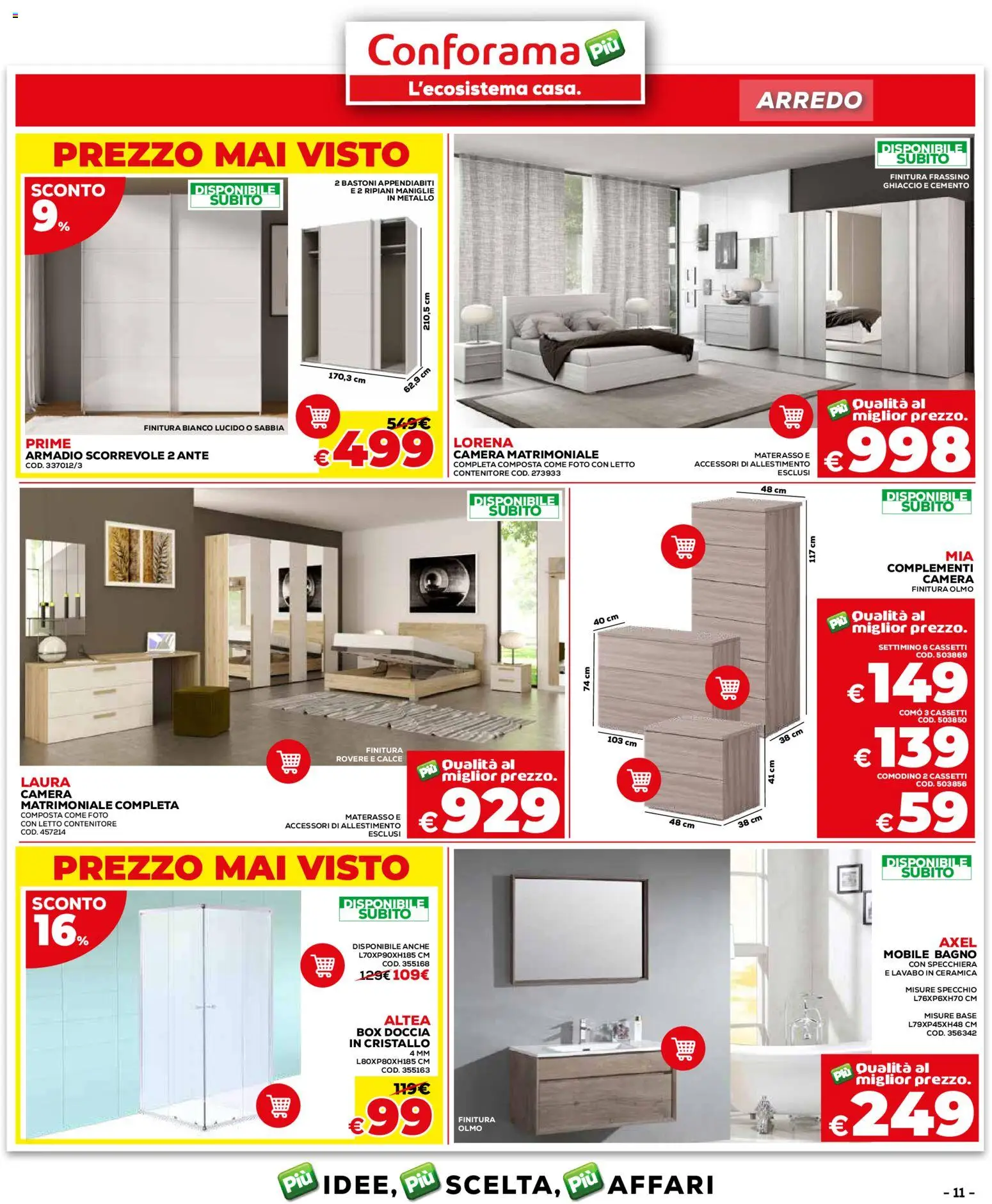 Volantino Conforama del 24/08/2026 | Pagina: 11