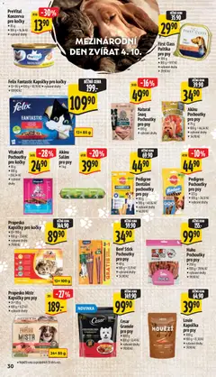 Náhled letáku Propesko Kapsičky pro kočky, 12x 100 g, 100 g = 7,50 Kč, vybrané druhy, 79,90 Kč od 23.09.2026 | Strana: 40