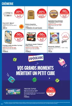 Monoprix - Prévisualisation de Monoprix catalogue valide à partir de 22/09/2026 | Page: 40 | Produits: Mozzarella, Fromage, Jambon, Camembert
