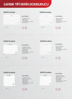 03.06.2025 tarihinden itibaren geçerli olan Vestel kataloğu önizlemesi | Sayfa: 29 | Ürünler: Sepet, Dondurma, Dondurucu