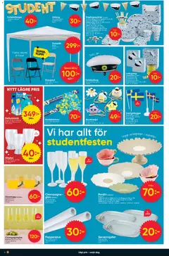 Dollar Store erbjudanden - Förhandsvisning av reklamblad från butik Dollar Store aktuell från 11.05.2026 | Sida: 4 | Produkter: Set, Champagne, Servetter