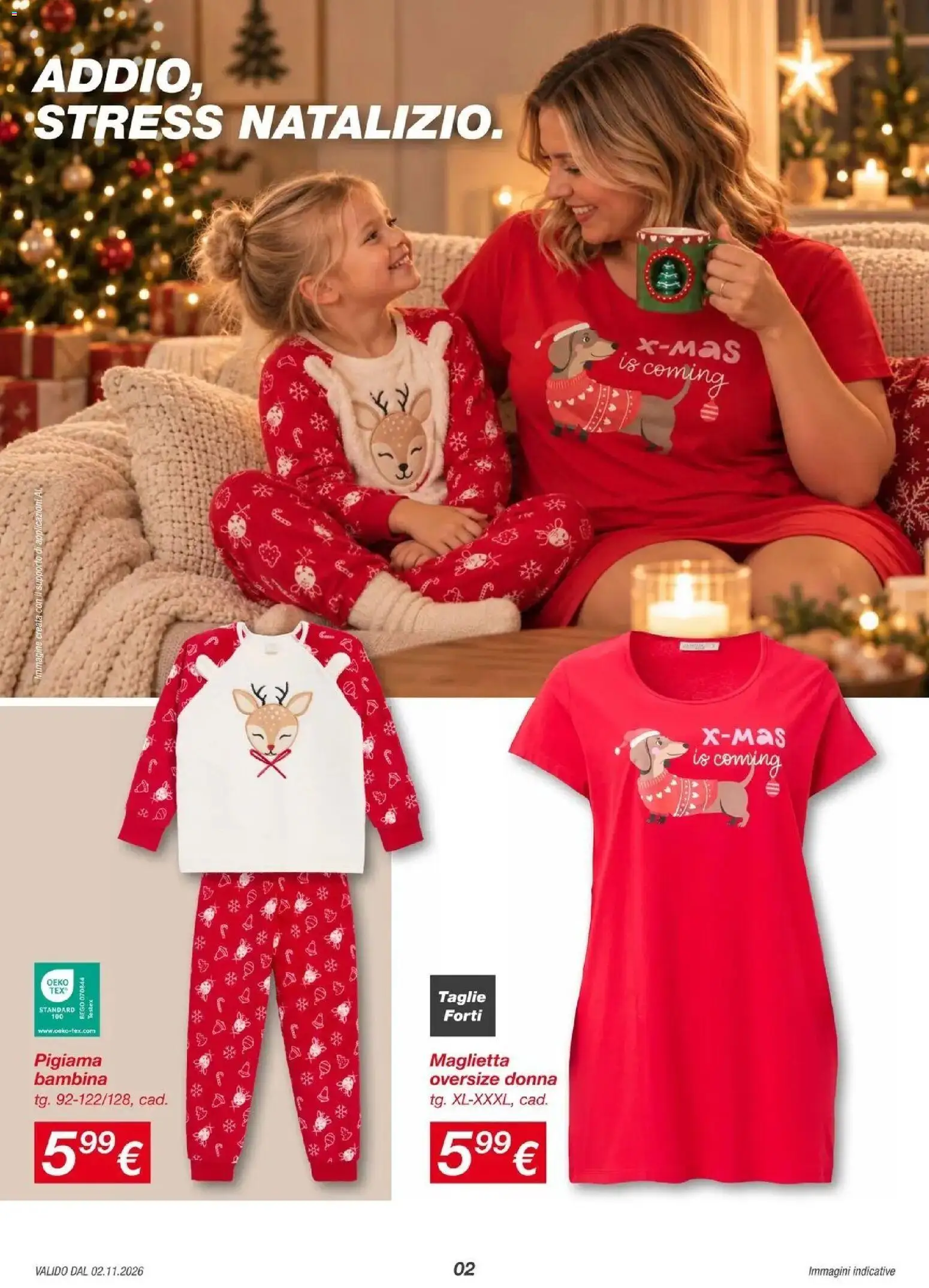 Nuovo KiK - Il Natale è per tutti dal 30/10/2026 > offerte anteprima 🛍️ | Pagina: 2 | Prodotti: Pigiama, Maglietta