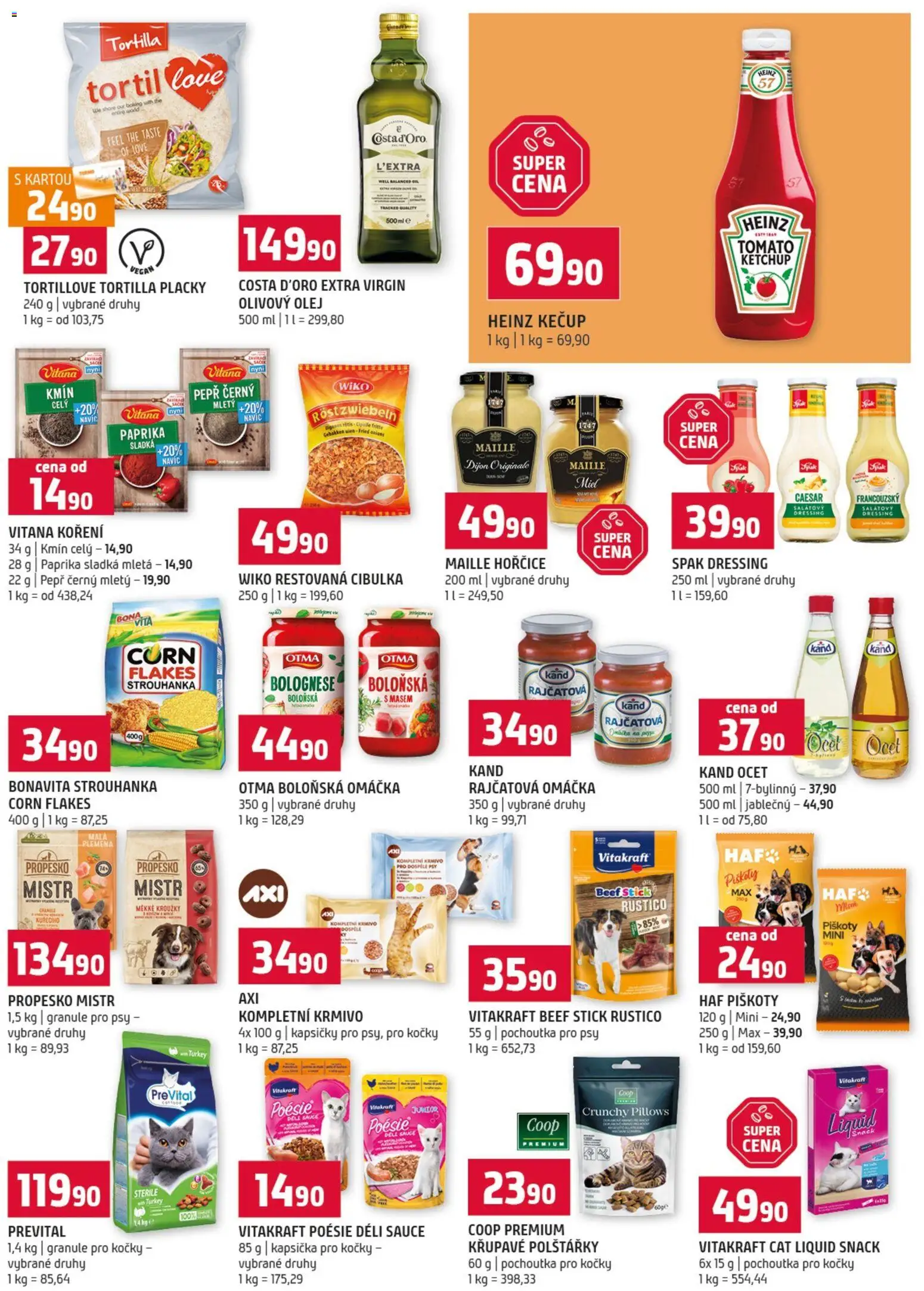 Terno leták od 29.07.2026 | Strana: 11 | Produkty: Granule pro psy, Kečup, Boloňská omáčka, Paprika
