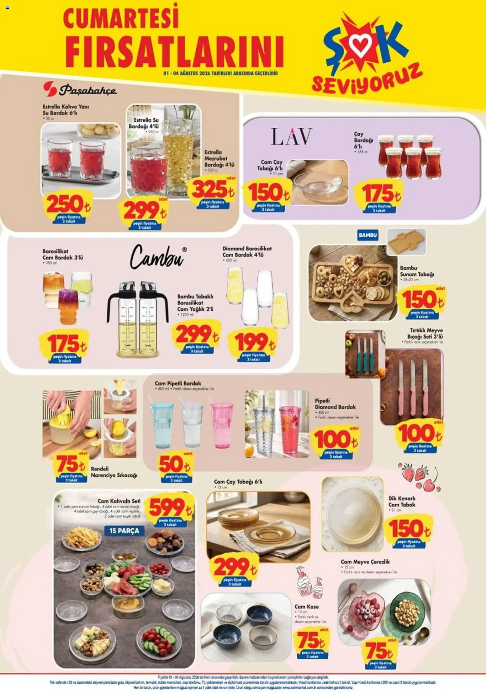 🛍️ Şok Market - Hafta sonu fırsatları, 01 Ağustos 2026 itibariyle » Özel fırsatları keşfedin ve bugün tasarruf edin! 💰