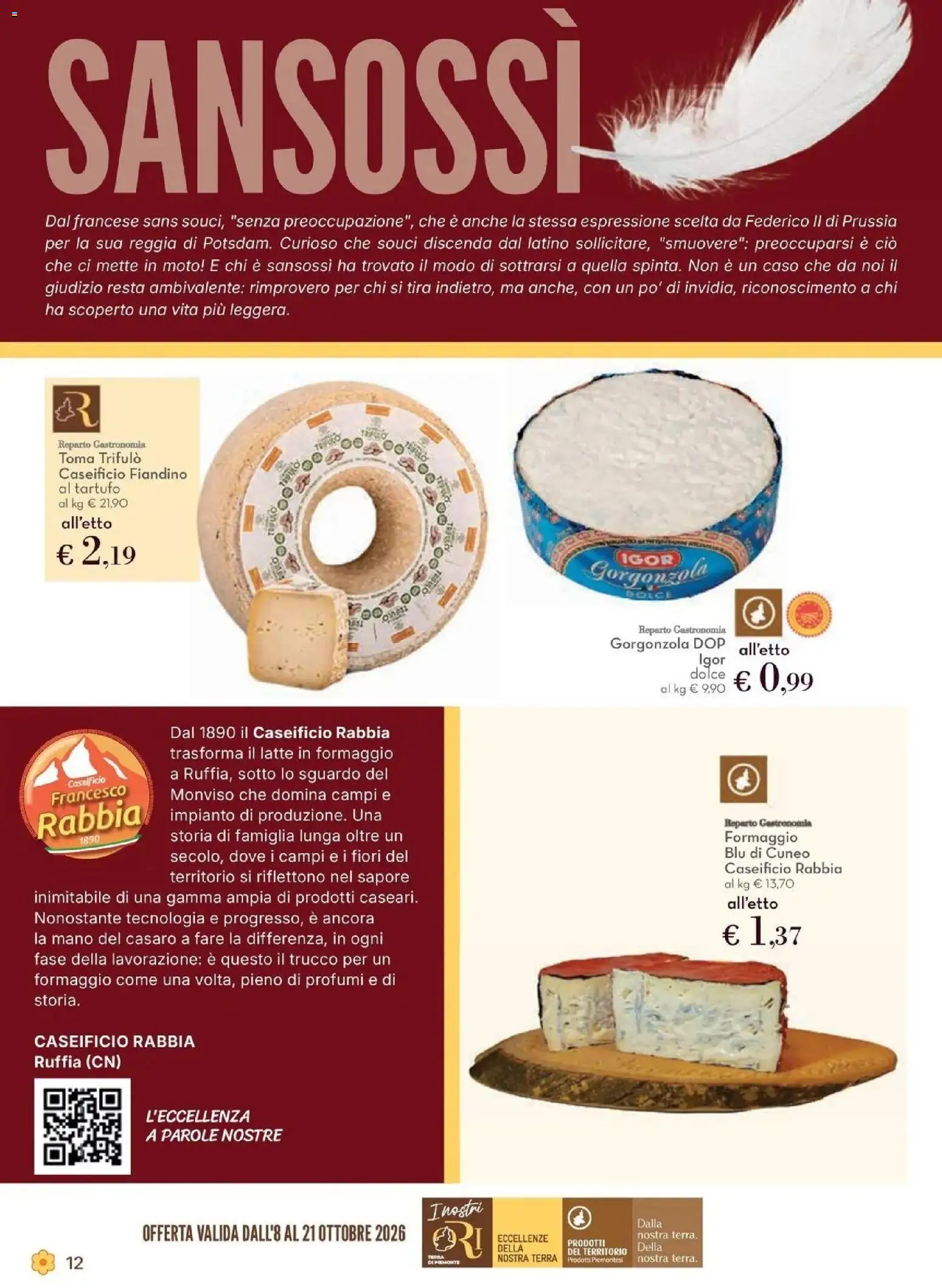 Anteprima volantino Conad dal 08/10/2026 prossima settimana | Pagina: 12 | Prodotti: Latte, Fiori, Profumi, Terra