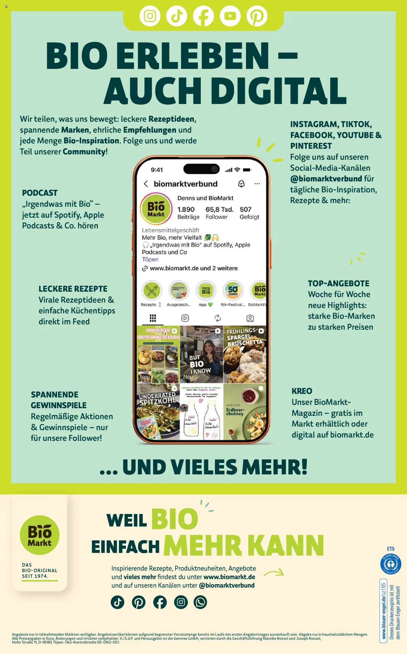 BioMarkt Prospekt 	 – gültig ab 06.05.2026 | Seite: 16 | Produkte: Spargel, Apple