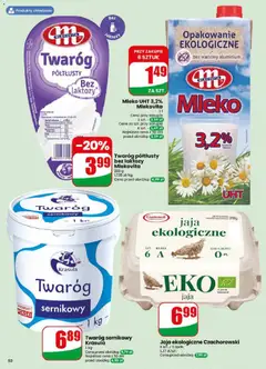 Pogląd oferty "Jaja ekologiczne Czachorowski, Jaja ekologiczne Czachorowski 6 szt. / 1 opak." - ważna od 17.06.2026 | Strona: 50 | Produkty: Twaróg półtłusty, Bez laktozy, Mleko, Twaróg