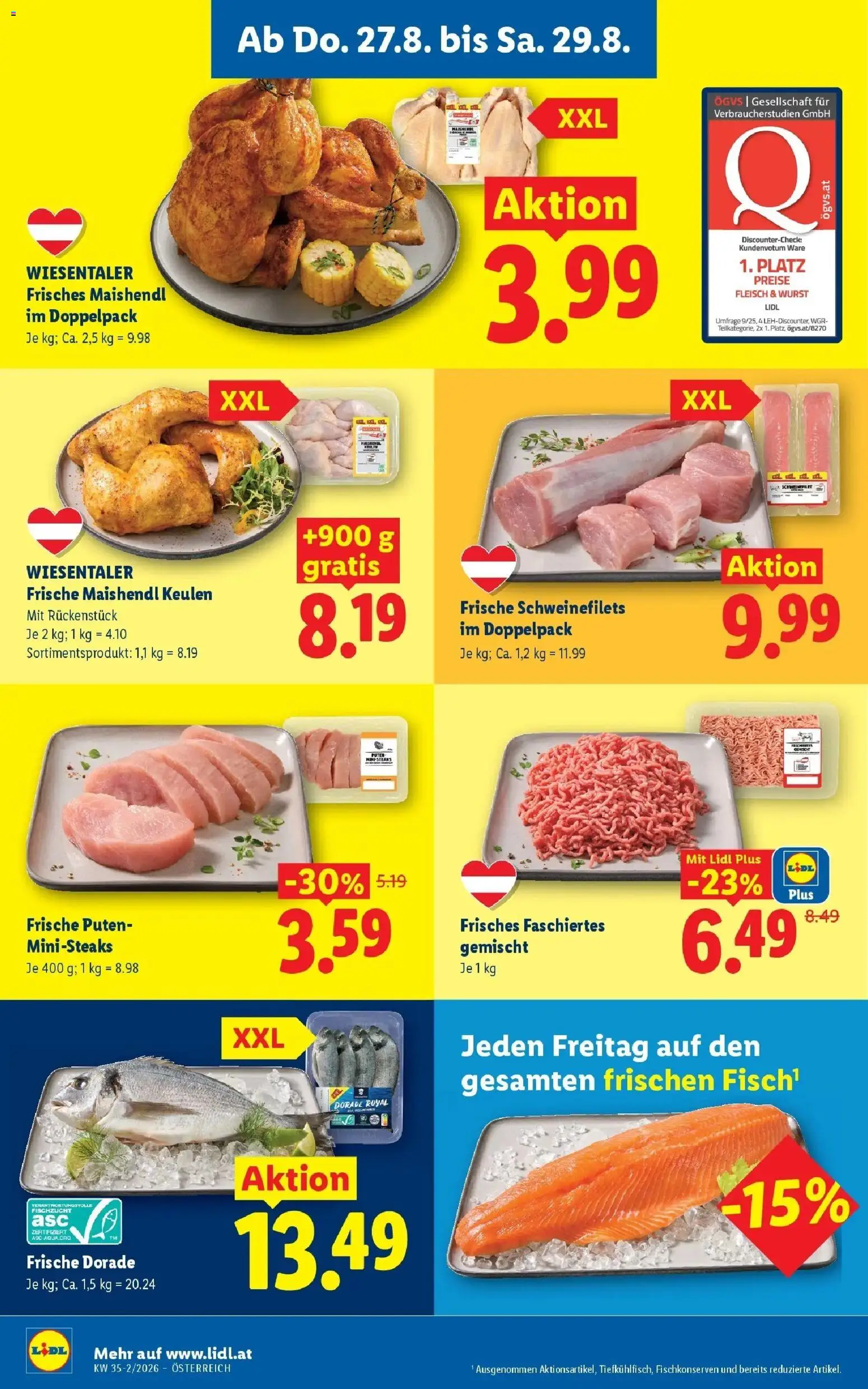 Lidl Flugblatt - Wien ab 23.08.2026 - Angebote ab donnerstag | Seite: 8 | Produkte: Wurst