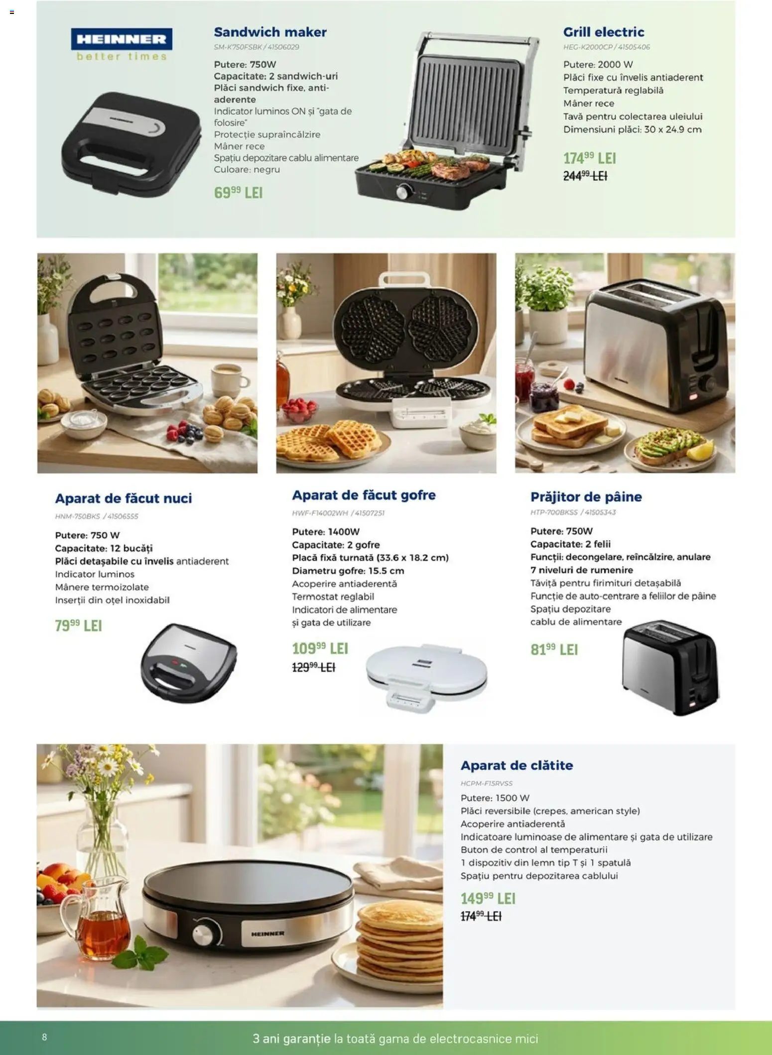 Noul catalog Carrefour – valabil de la 12.08.2026 | Pagină: 8 | Produse: Cablu, Tava, Depozitare, Prăjitor de pâine