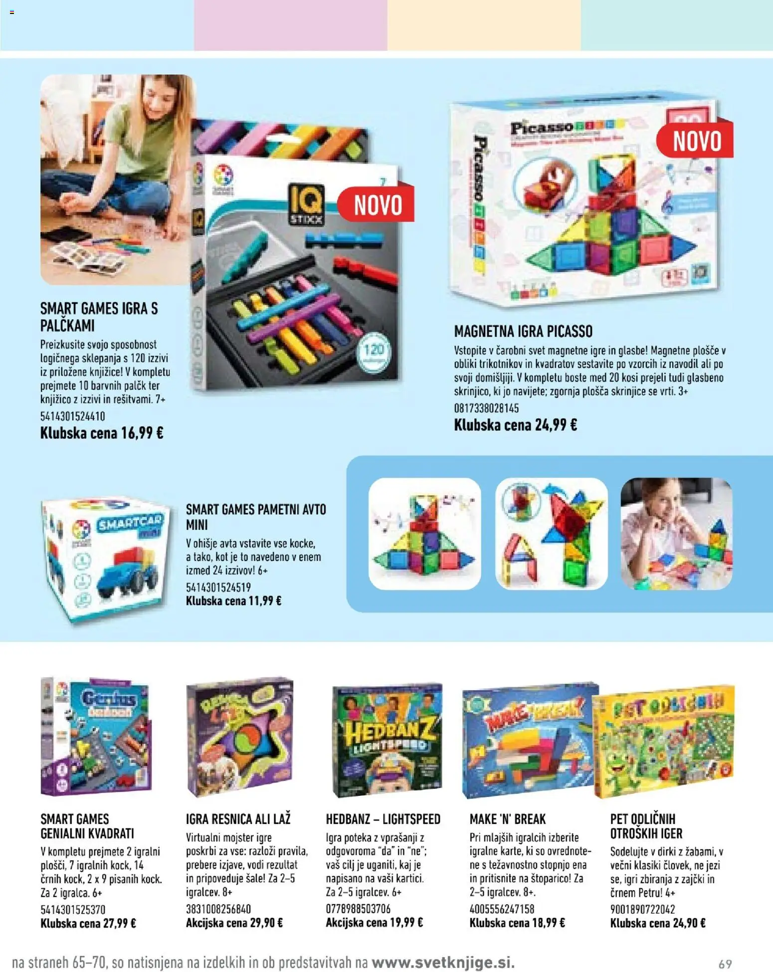 Novi Svet knjige katalog ponudbe – veljaven od 05.10.2026 | Stran: 70 | Izdelki: Med, Igra