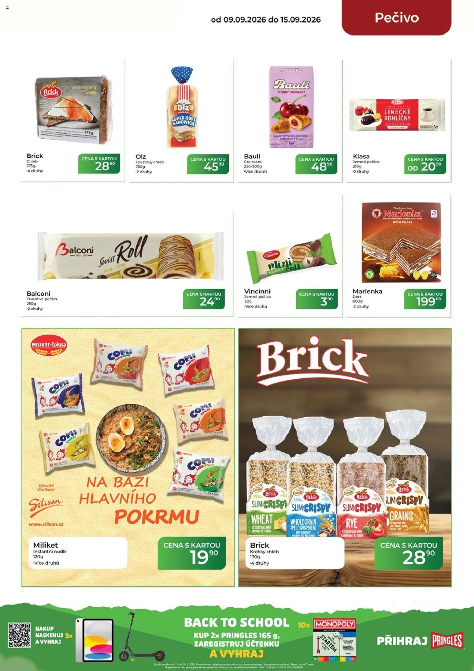 Tamda Foods leták od 09.09.2026 | Strana: 25 | Produkty: Chléb, Croissant, Toustový chléb, Marlenka