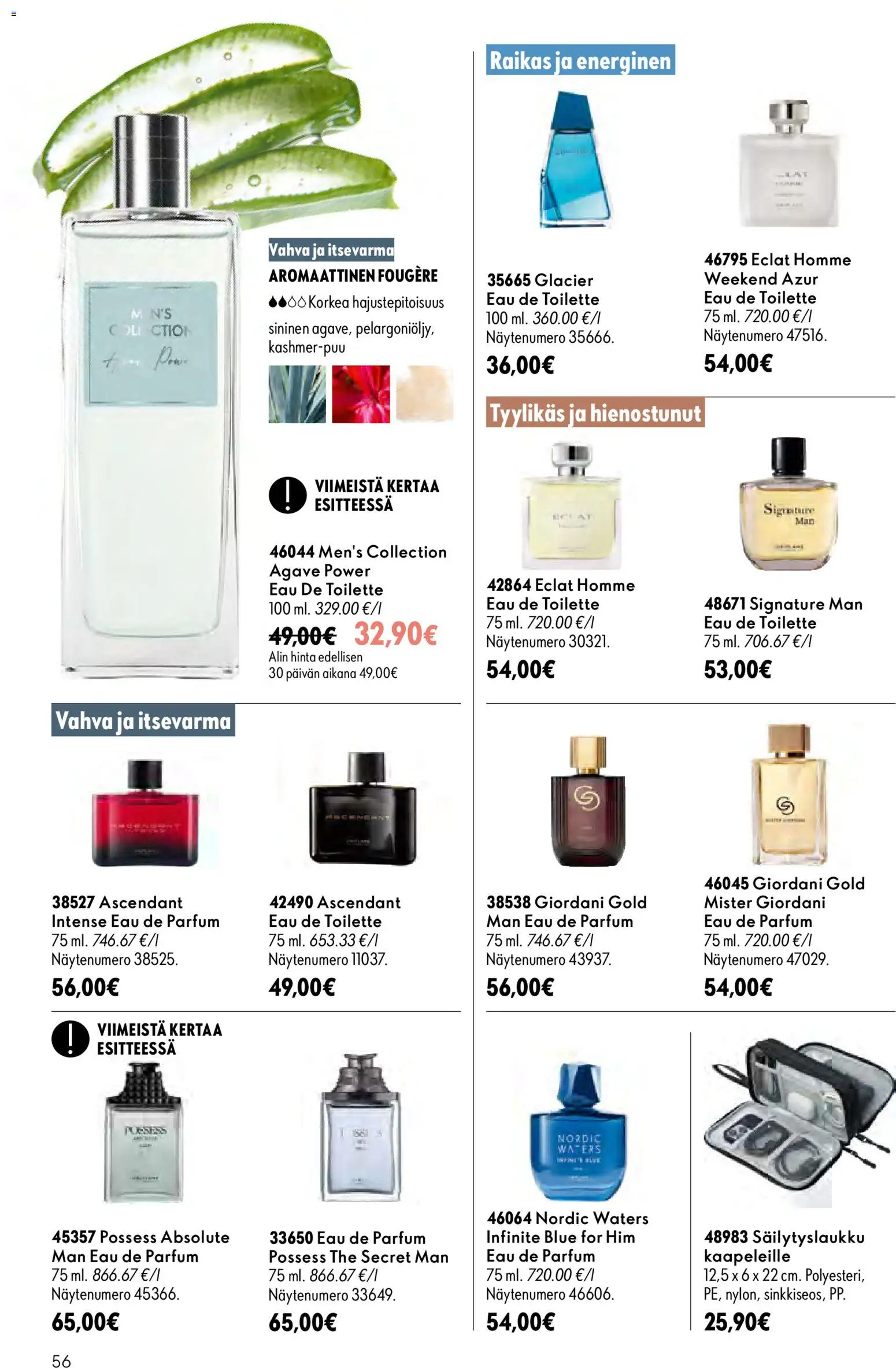 Oriflame tarjoukset – voimassa 16/09/2026 alkaen | Sivu: 56 | Tuotteet: Eau de toilette