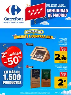 Vista previa Carrefour folleto Madrid válido desde el 14/10/2026