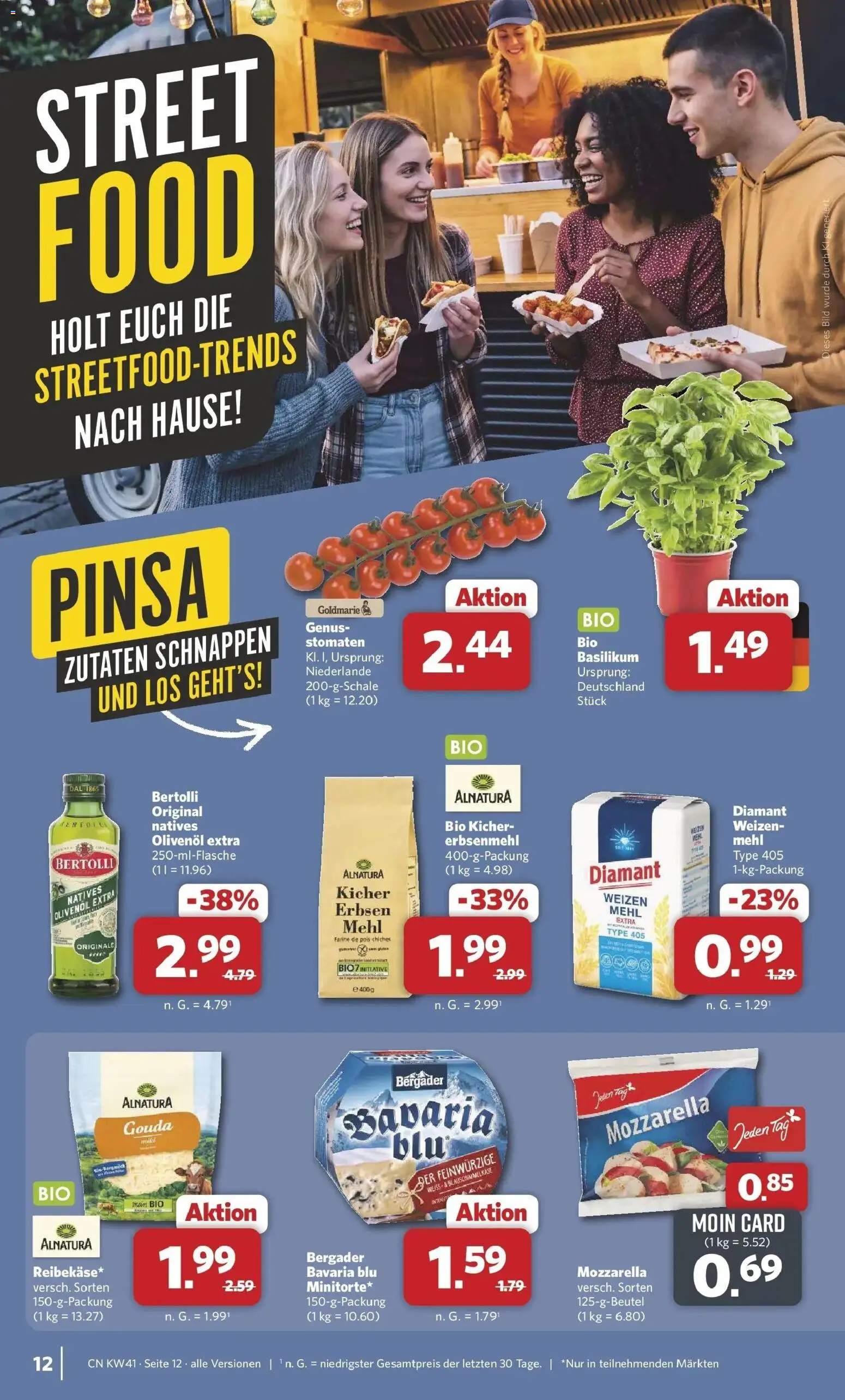 Combi Prospekt Rahden – gültig ab 05.10.2026 | Seite: 12 | Produkte: Mehl, Gouda, Olivenol, Erbsen