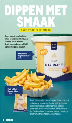 Makro folder - Horeca Magazine 4 - Voorbeeld van een folder van Makro, geldig van 15-07-2026 | Pagina: 6 | Producten: Snacks, Friet, Saus