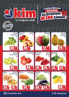 Kim Market Kim Market Katalog - Marmara Insert 12.08.2026 - Broşürünün önizlemesi