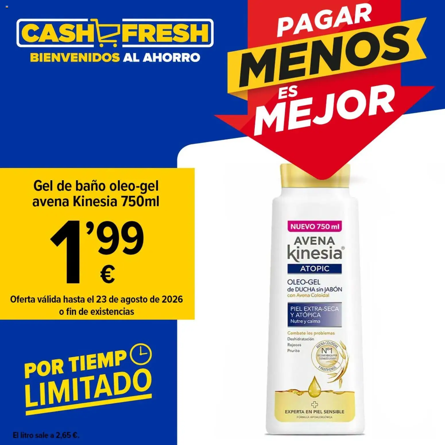 Cash Fresh folleto │ válido desde el 17/08/2026 | Página: 1 | Productos: Jabón, Gel de baño, Baño, Ducha