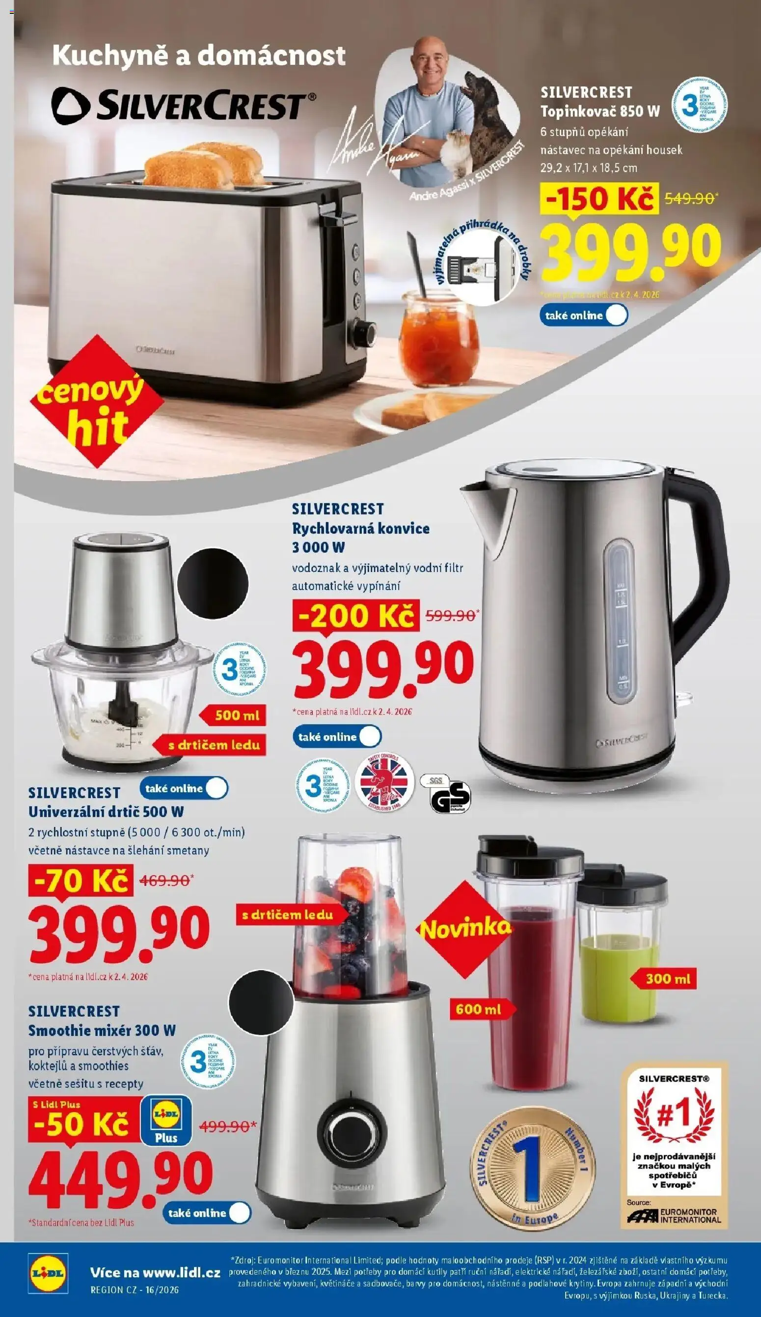 Lidl aktuální leták od 13.04.2026 | Strana: 34 | Produkty: Květináče, Rychlovarná konvice, Barvy, Kuchyně