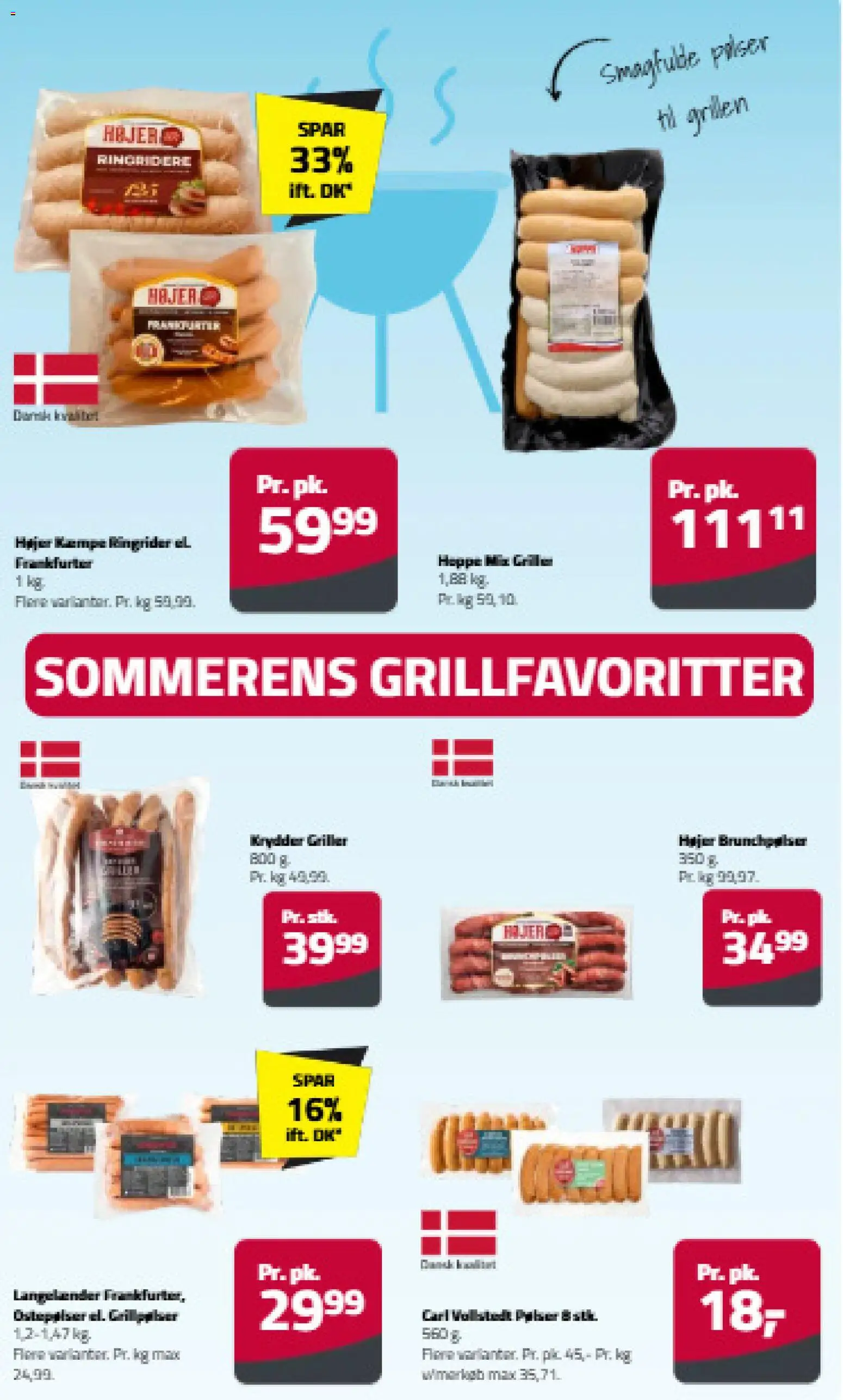 Fleggaard tilbudsavis – gyldig fra 02/09/2026 | Side: 16 | Produkter: Pølser, Grillpølser