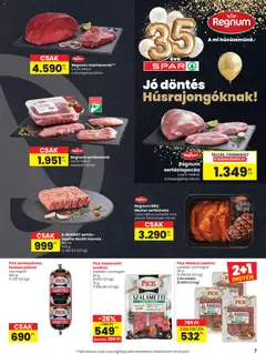 Spar akciós újság - amely érvényes a következő dátumtól: 28.05.2026 | Oldal: 7
