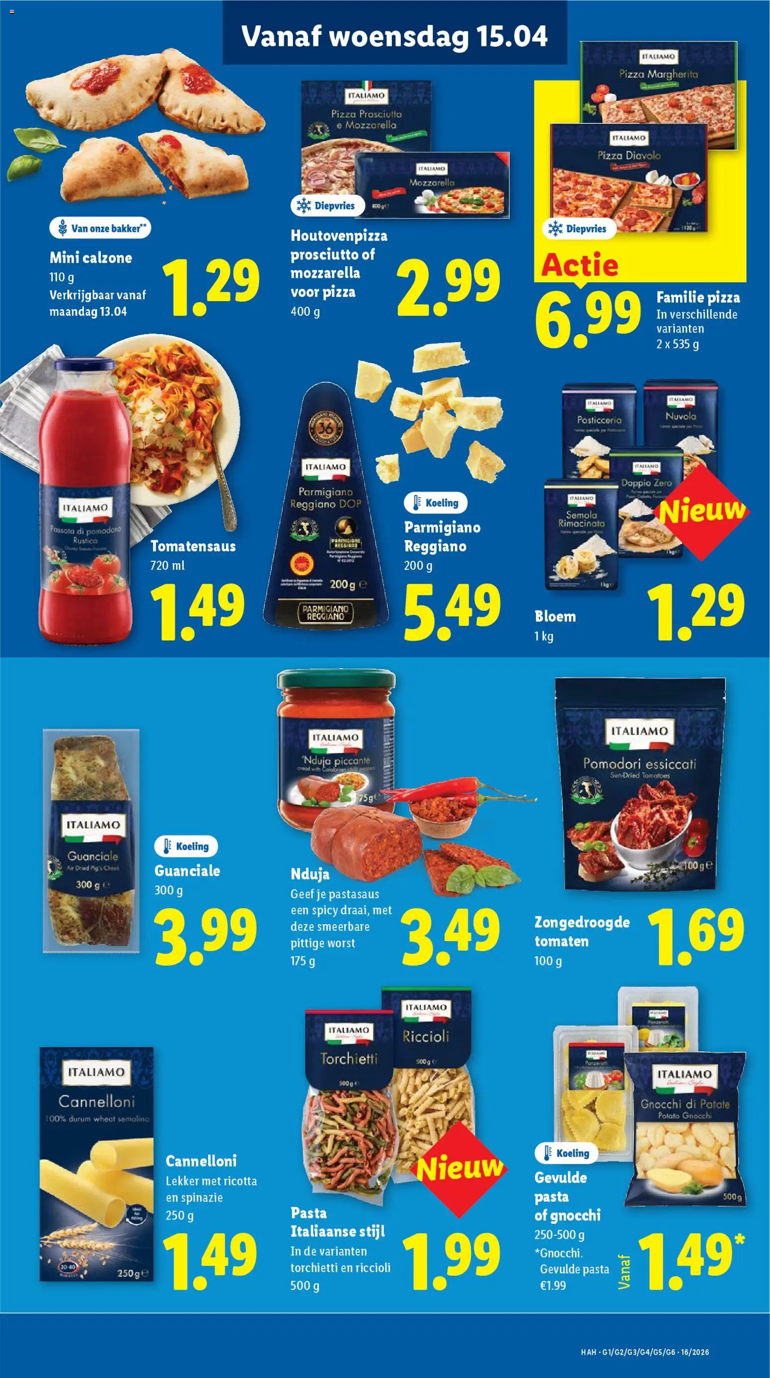 {H1} | Pagina: 26 | Producten: Pizza, Worst, Ricotta, Spinazie Pasta