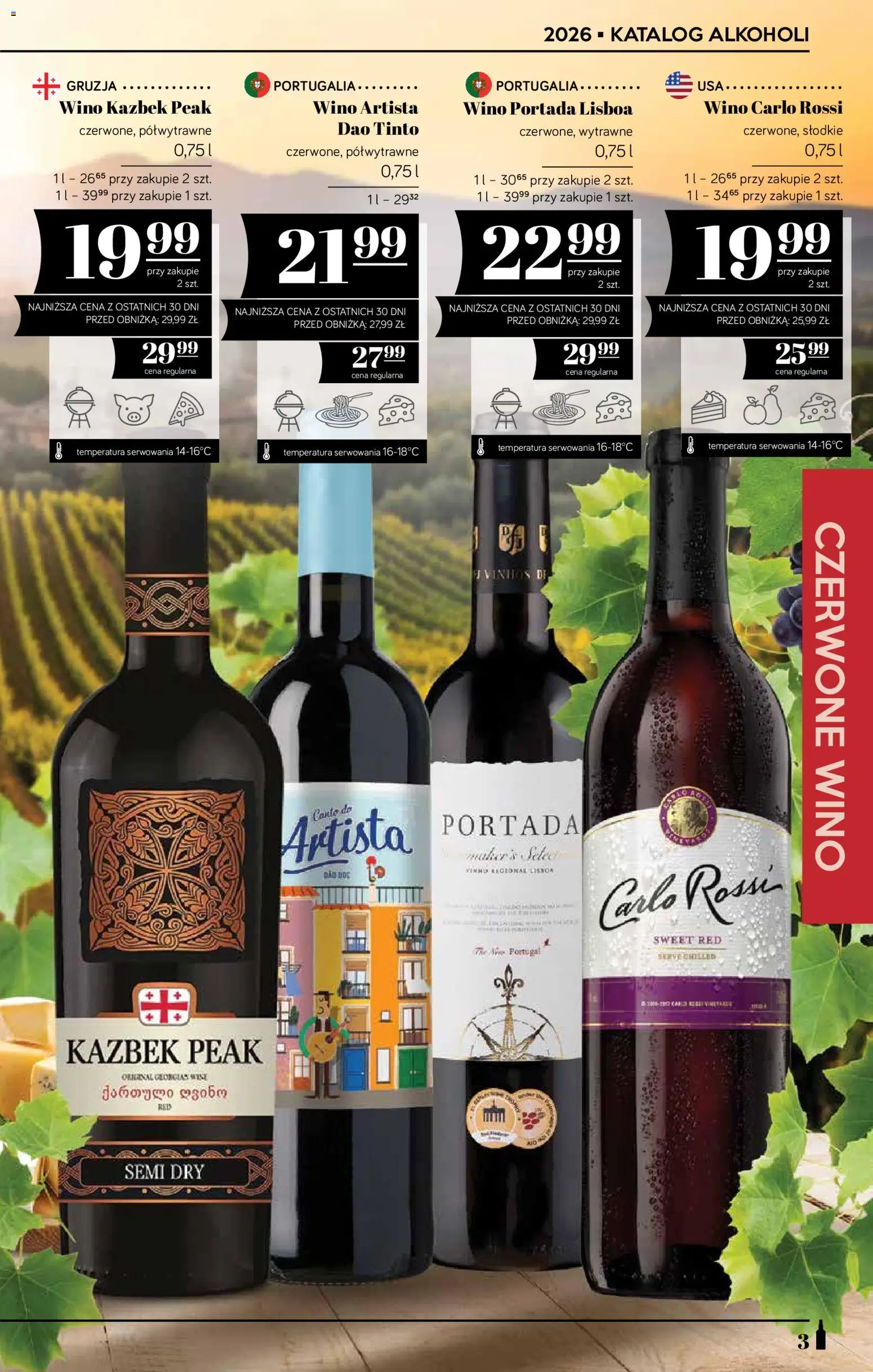 POLOmarket katalog - Alkoholi od 16.07.2026 | Strona: 3 | Produkty: Wino, Carlo Rossi