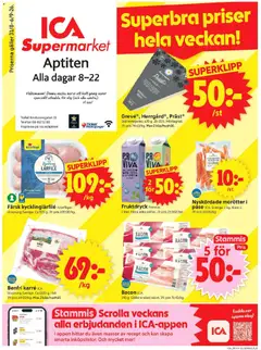 ICA Supermarket erbjudanden - Förhandsvisning av reklamblad från butik ICA Supermarket aktuell från 31/08/2026