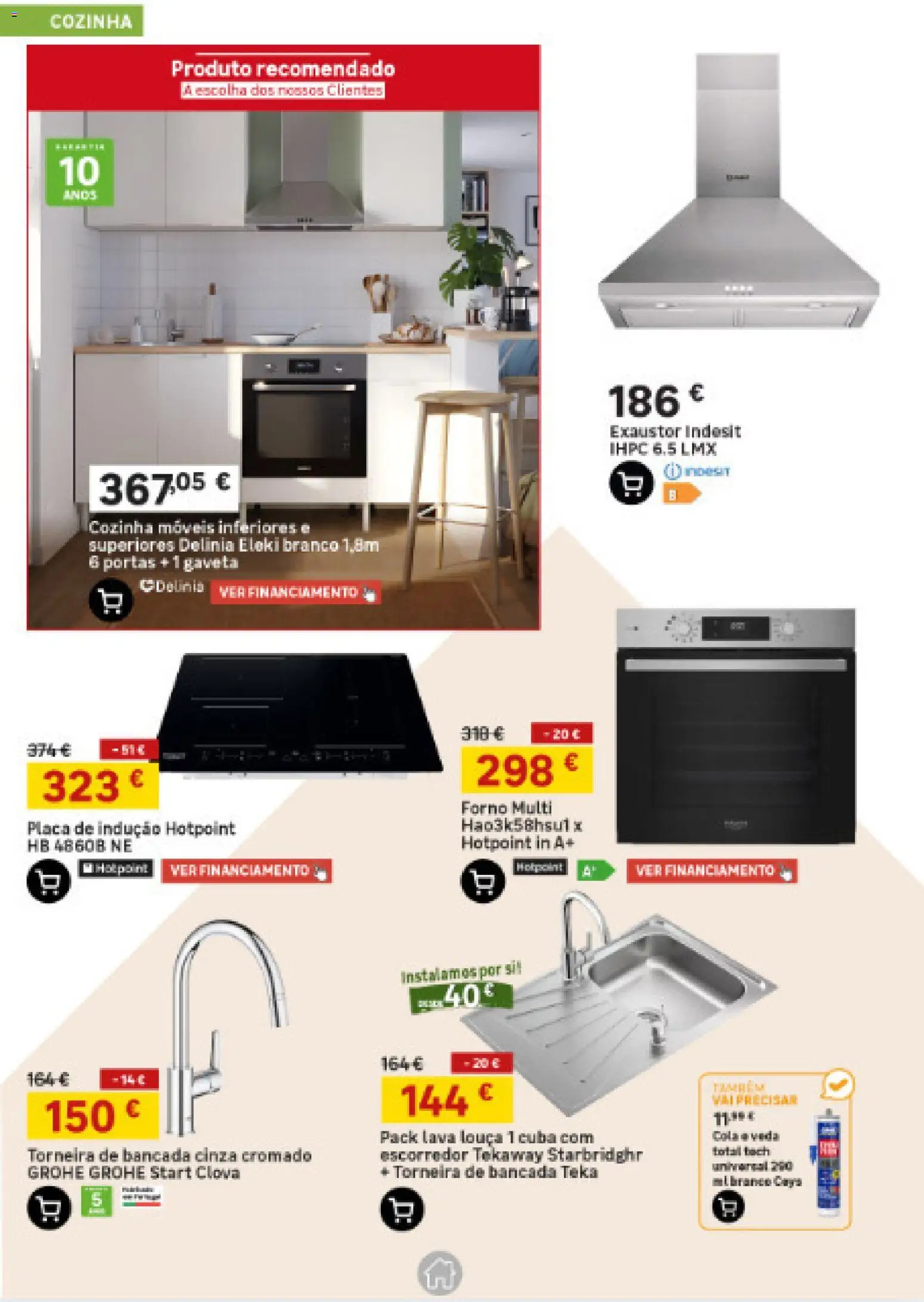 Leroy Merlin Catálogo Madeira │ válido de 23/07/2026 | Página: 15 | Produtos: Escorredor, Forno, Exaustor, Portas