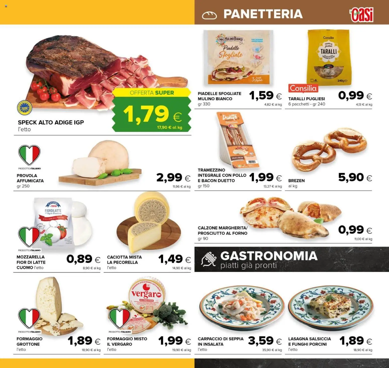 Volantino Oasi del 25/09/2026 | Pagina: 7 | Prodotti: Pollo, Mozzarella, Formaggio, Tramezzino