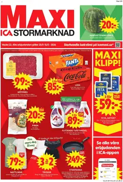 ICA Maxi - Stockholm - Förhandsvisning av reklamblad från butik ICA Maxi aktuell från 25.05.2026