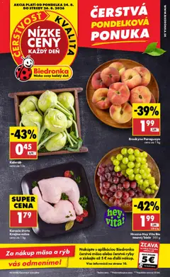 Biedronka leták platný od 24.08.2026