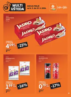 Studenac Multi Ušteda - Pregled kataloga iz trgovine Studenac, vrijedi od 06.05.2026 | Stranica: 10 | Proizvodi: Sky Cola, Bomboni, Napolitanke