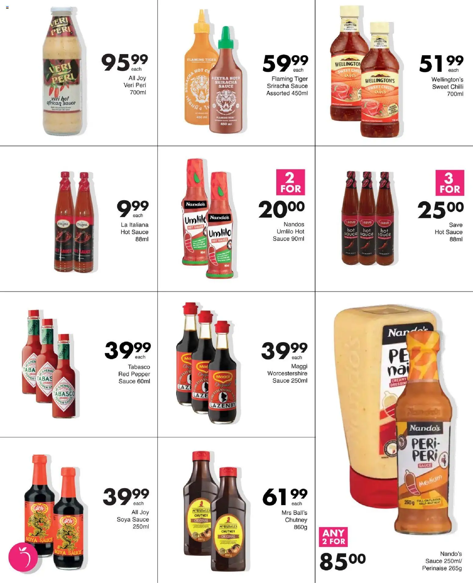 New Save catalogue – valid from 29/10/2026 | Page: 25 | Products: Chutney, Sauce, Pepper, Chilli