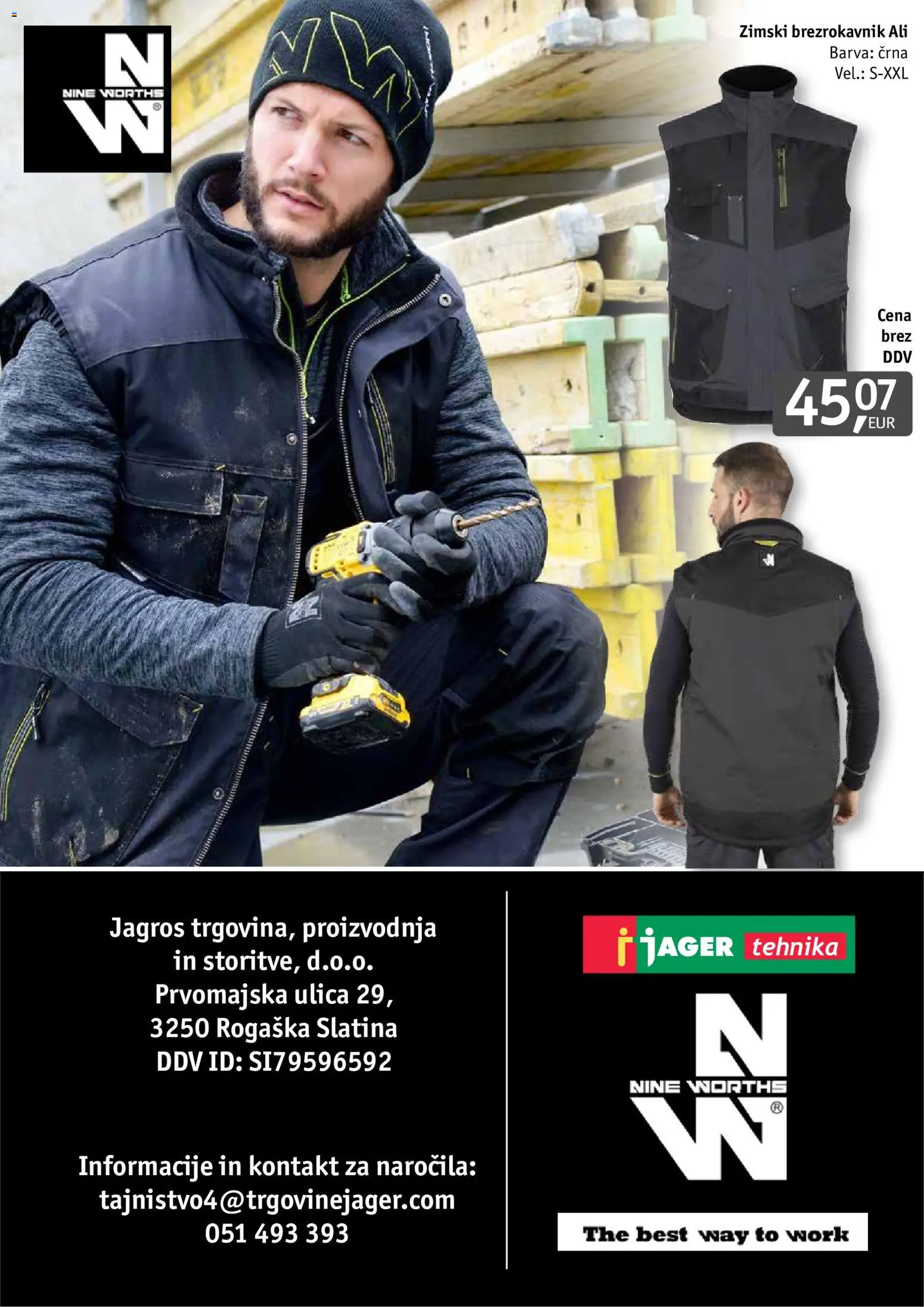 Novi Jager katalog ponudbe – veljaven od 01.10.2026 | Stran: 8 | Izdelki: Brezrokavnik, Barva