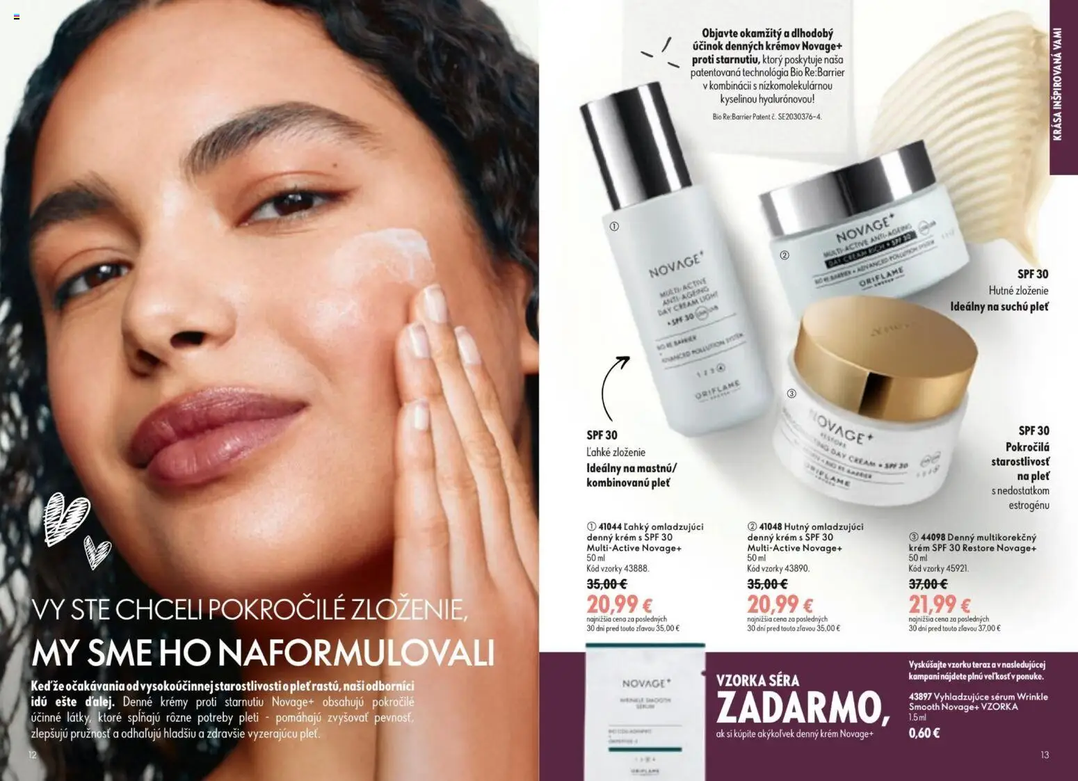 Nové Oriflame akcie – leták je platný od 09.09.2026 | Strana: 7 | Produkty: Krém