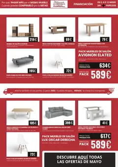 Vista previa Atrapa Muebles folleto válido desde el 01.05.2026 | Página: 2 | Productos: Muebles, Cama, Sofá, Mesa