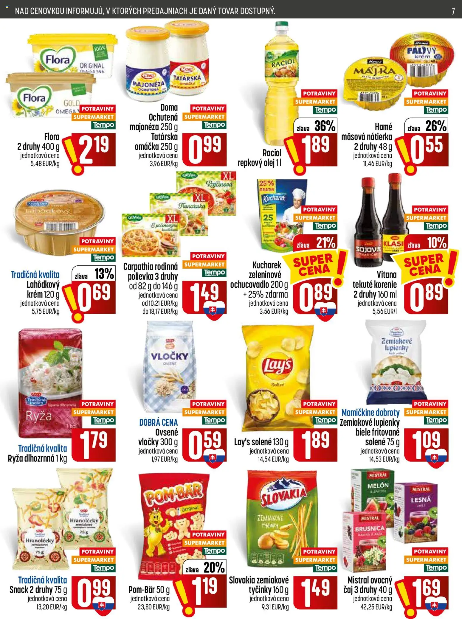 Nové COOP Jednota akcie – leták je platný od 16.07.2026 | Strana: 7